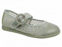30-525B Олива 31-2,32-2,33-2,34-2,35-2 Indigo kids Туфли Повсед Mary Jane Текстиль, Текстиль, ТЭП Лето жен