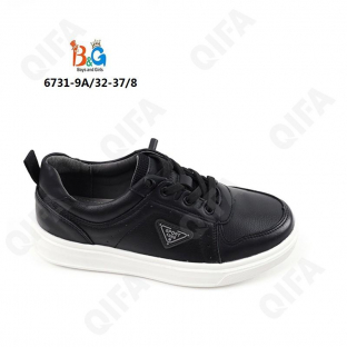 RC51_6731-9 Кор 32-1,33-1,34-2,35-2,36-1,37-1 Boys and Girls П/ботинки Школа Оксфорд Иск.мат, Иск.кожа, ЭВА (EVA-Этиленвинилацетат) В/О Муж