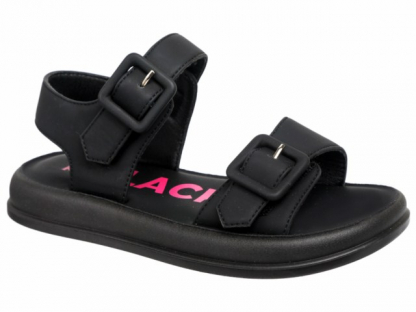 222-003B Чёр 32-2,33-2,34-2,35-2,36-2,37-2 Indigo kids Туфли Повсед Сандалии Иск.мат, Иск.кожа, ПУ Лето жен