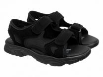 227-2090C Чёр 35-2,36-2,37-2,38-2,39-2 Indigo kids Туфли Повсед Сандалии Иск.мат, Текстиль, ЭВА Лето Муж