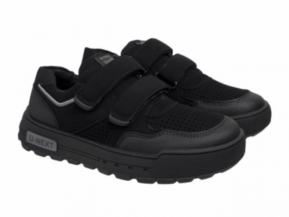 41-0540C Чёр 32-2,33-2,34-2,35-2,36-2,37-2 Indigo kids П/ботинки Актив.отдых Оксфорд Иск.мат, Кожподклад, ТЭП Лето Муж