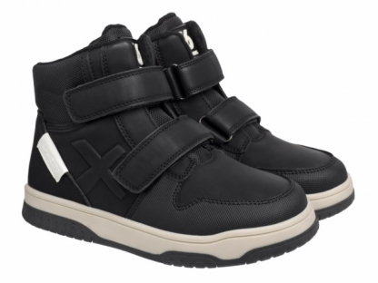 59-0915B Чёрный / белый 33-2,34-2,35-2,36-3,37-3 Indigo kids Ботинки Повсед Оксфорд Иск.мат, Байка/Флис, ТЭП В/О Муж