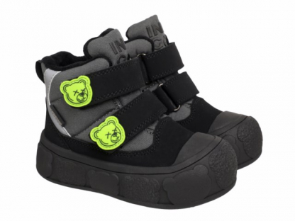 70-1025G Серый / чёрный 26-2,27-2,28-2,29-2,30-2 Indigo kids Ботинки Повсед Оксфорд Иск.мат, Мемб/нат.шерсть, ТЭП В/О Муж