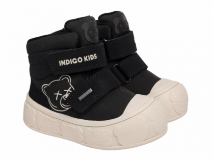 70-1050G Чёр 26-2,27-2,28-2,29-2,30-2 Indigo kids Ботинки Повсед Оксфорд Иск.мат, Мемб/нат.шерсть, ТЭП В/О Муж