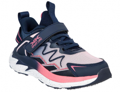 ZRA_26069_navy-fuxia 29-1,30-1,31-1,32-1,33-1,34-1,35-1,36-1 Kedberry П/ботинки Актив.отдых Кроссовки Иск.мат, Текстиль, ЭВА/ТЭП В/О жен