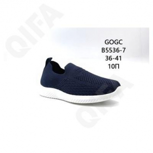 CC5772_B5536-7 Син 36-1,37-2,38-2,39-2,40-2,41-1 LIBANG П/ботинки Актив.отдых Слипоны Текстиль, Без подклада, ПВХ Лето Муж