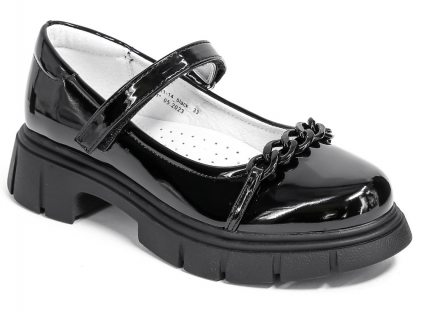 IZI_2111-14_black 32-1,33-1,34-1,35-1,36-1,37-1 Kedberry Туфли Школа Mary Jane Иск.мат, Кожподклад, ТЭП Лето жен