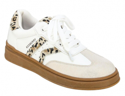 AGH_526-02_white-beige 32-1,33-1,34-1,35-1,36-1,37-1 Kedberry П/ботинки Актив.отдых Кроссовки Иск.мат, Текстиль, ТЭП В/О жен
