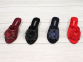 DFR-23-178-1 4 цвета в коробе/RED/BLACK/BURGUNDY/NAVY 36-4,37-4,38-8,39-8,40-4,41-4 Dream Feet Туфли Дом Тапочки Текстиль, Текстиль, ТПР Лето жен
