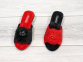 DFR-23-178-4 2 цвета в коробе/RED/BLACK 36-2,37-4,38-6,39-6,40-4,41-2 Dream Feet Туфли Дом Тапочки Текстиль, Текстиль, ТПР Лето жен