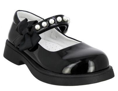 YLA_22725-4_black_L 29-1,30-1,31-2,32-2,33-1,34-1 Kedberry Туфли Школа Mary Jane Иск.мат, Кожподклад, ТЭП Лето жен