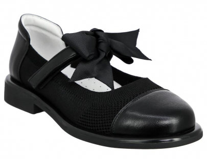 TWU_590-304_black 31-1,32-1,33-1,34-1,35-1,36-1 Kedberry Туфли Школа Mary Jane Иск.мат, Кожподклад, Резина Лето жен