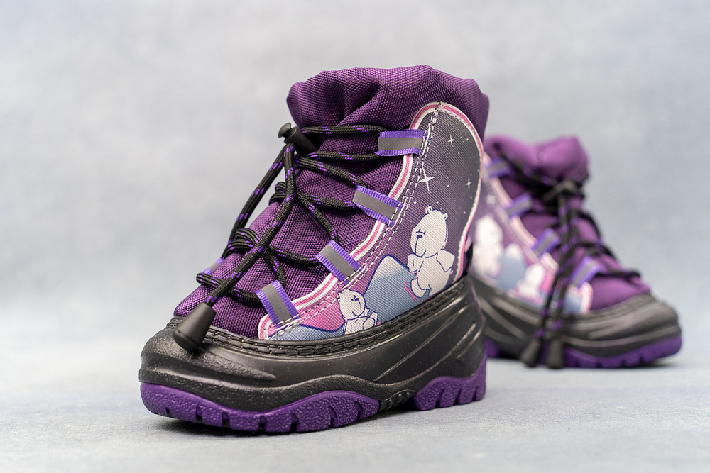 04-2-09 шнуровка 20/21-2,22/23-2,24/25-2,26/27-2 Ortotex П/сапоги Повсед Дутики Иск.мат, Нат.шерсть, ТЭП Зима жен