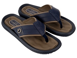 11020-AR314 синий-коричневый 41-1,42-2,43-3,44-3,45/46-2,47-1 Zaxy Туфли Пляж Вьетнамки Иск.мат, Без подклада, ПВХ Лето Муж