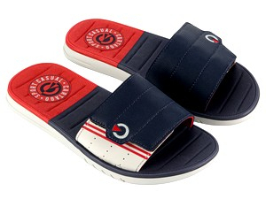 11334-AS607 синий-красный 39/40-1,41/42-1,43-2,44-3,45-3,46-2 Zaxy Туфли Пляж Шлепанцы/Пантолеты ПВХ, Без подклада, ПВХ Лето Муж