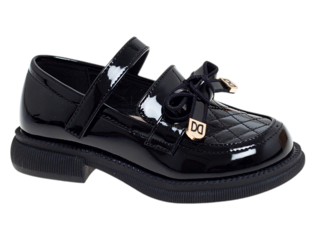 R962194727BKP Чёр 29-2,30-2,31-2,32-2,33-2 Сказка Туфли Школа Mary Jane Иск.мат, Кожподклад Лето жен
