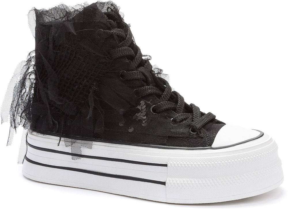 557114/09-03 Чёр 34-1,35-1,36-1,37-2,38-2,39-2,40-1 Keddo Ботинки Актив.отдых Кеды Текстиль, Текстиль, Резина Лето жен