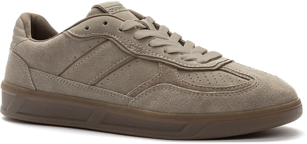 457098/03-01 Беж 40-1,41-2,42-2,43-2,44-2,45-1 Keddo П/ботинки Актив.отдых Кроссовки Нат.кожа, Текстиль, Резина В/О Муж