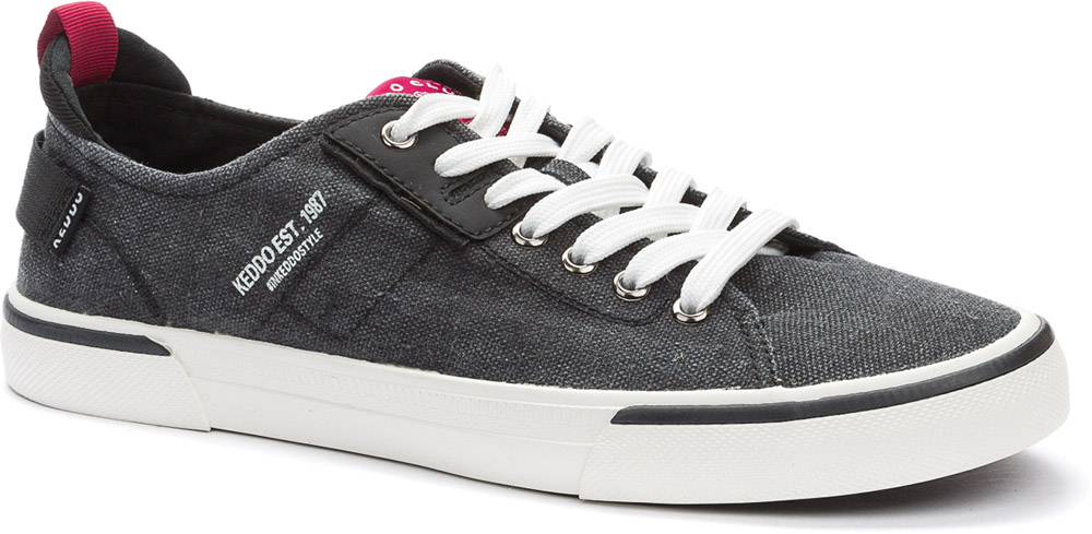 857121/02-01 Чёр 40-1,41-1,42-2,43-2,44-1,45-1 Keddo П/ботинки Повсед Дерби Текстиль, Текстиль, Резина Лето Муж