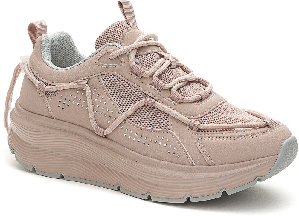 157515/28-04 Роз 36-1,37-1,38-2,39-2,40-1,41-1 Grunberg П/ботинки Повсед Кроссовки Иск.мат, Текстиль, файлон/резина В/О жен