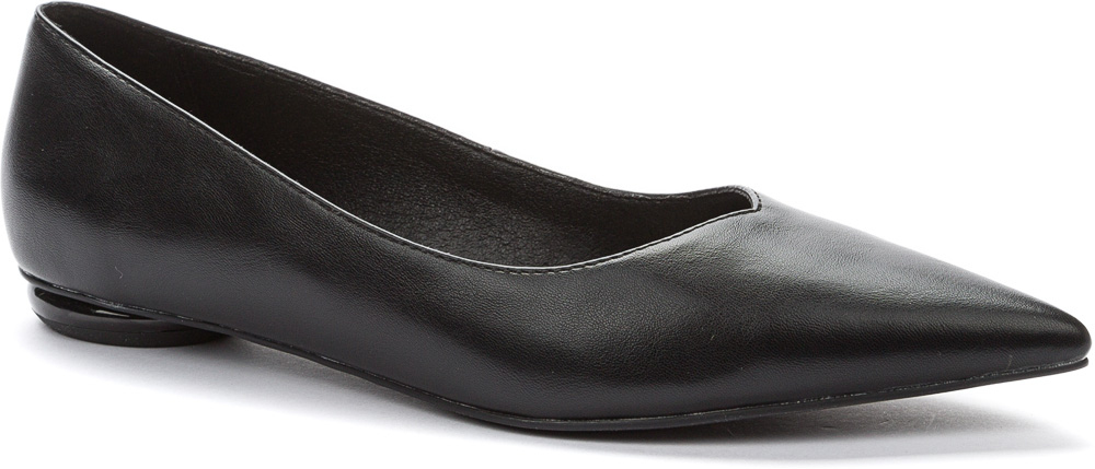 957035/02-01E Чёр Keddo Туфли Повсед Балетки Иск.мат, Иск.мат, ТПУ(термопластичный полиуретан) Лето жен