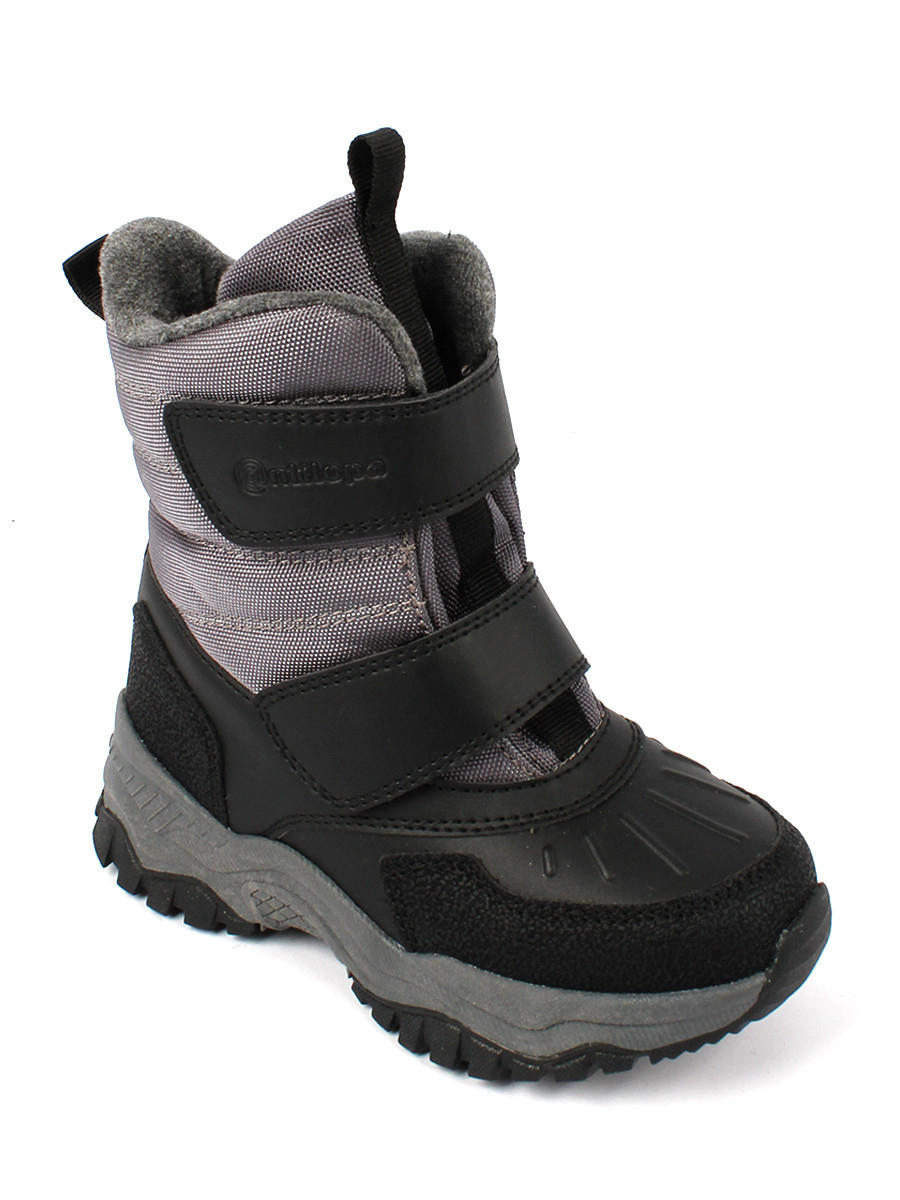 AL 12620 Чёр 26-1,27-1,28-1,29-1,30-1,31-1 Antilopa Ботинки Повсед Оксфорд Иск.мат, Нат.шерсть Зима Муж