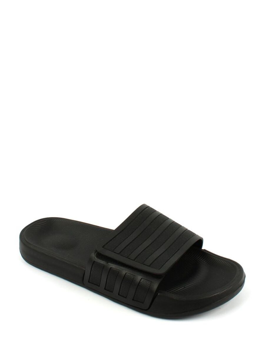 QL2535 Black Чёр 40-1,41-2,42-3,43-3,44-2,45-1 Antilopa Туфли Пляж Шлепанцы/Пантолеты ЭВА, Без подклада Лето Муж