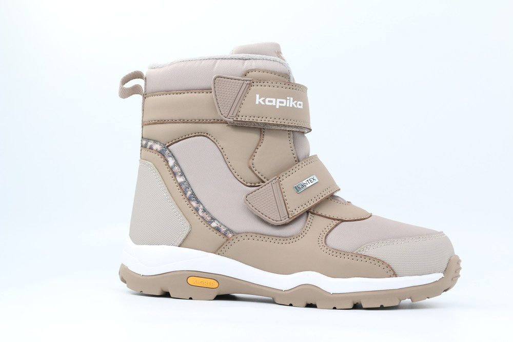 43544-1 Беж 33-1,34-1,35-1,36-1,37-1 Kapika Ботинки Повсед Оксфорд Иск.мат, Мемб/нат.шерсть, ЭВА/резина Зима жен