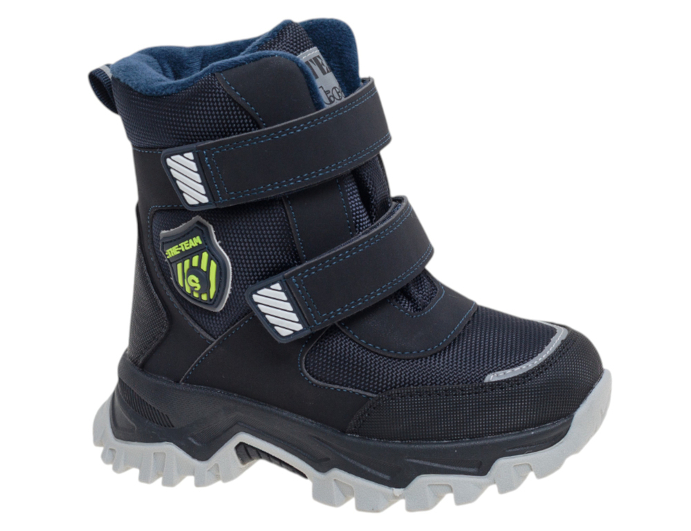 R558698646DB Т.син 27-1,28-1,29-2,30-1,31-2,32-1 Сказка Ботинки Повсед Оксфорд Иск.мат, Нат.шерсть Зима Муж