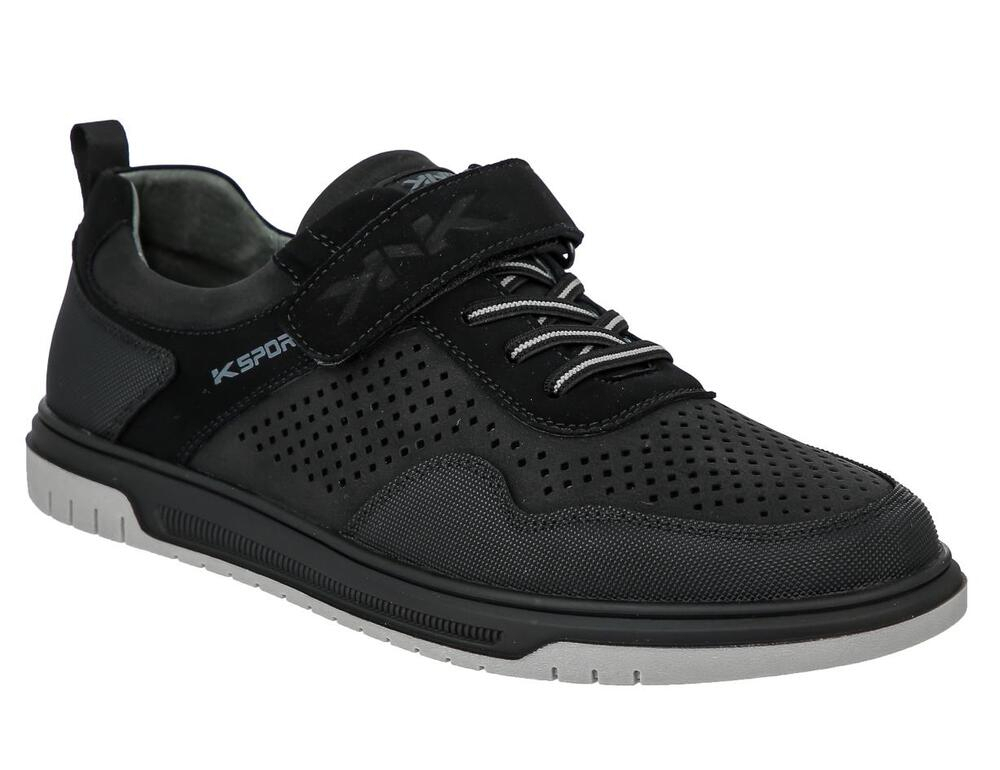 BSZ_805-2_black 34-1,35-1,36-1,37-1,38-1,39-1 Kedberry П/ботинки Школа Оксфорд Иск.мат, Кожподклад, ПУ Лето Муж