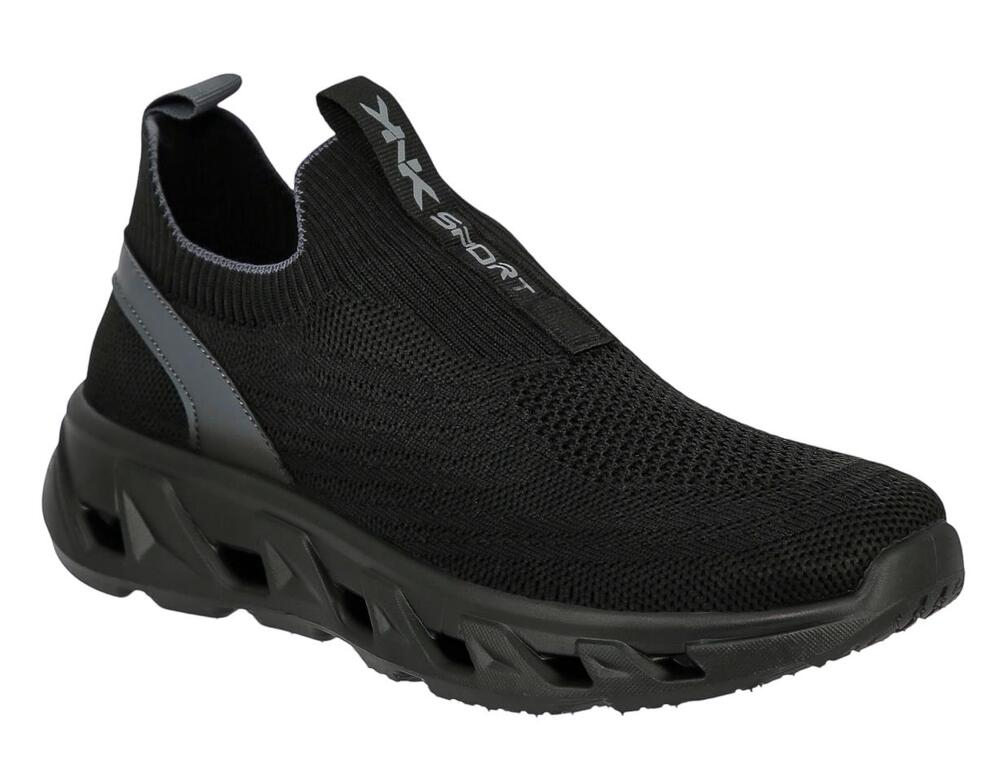 HLA_663-2_black 36-1,37-1,38-1,39-1,40-1,41-1 Kedberry П/ботинки Актив.отдых Слипоны Текстиль, Без подклада, ЭВА/ТЭП Лето Муж