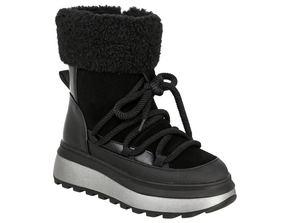 TWI_511-72_black 33-1,34-1,35-1,36-1,37-1,38-1 Kedberry П/сапоги Повсед Веллингтон Иск.мат, Нат.шерсть, ТЭП Зима жен