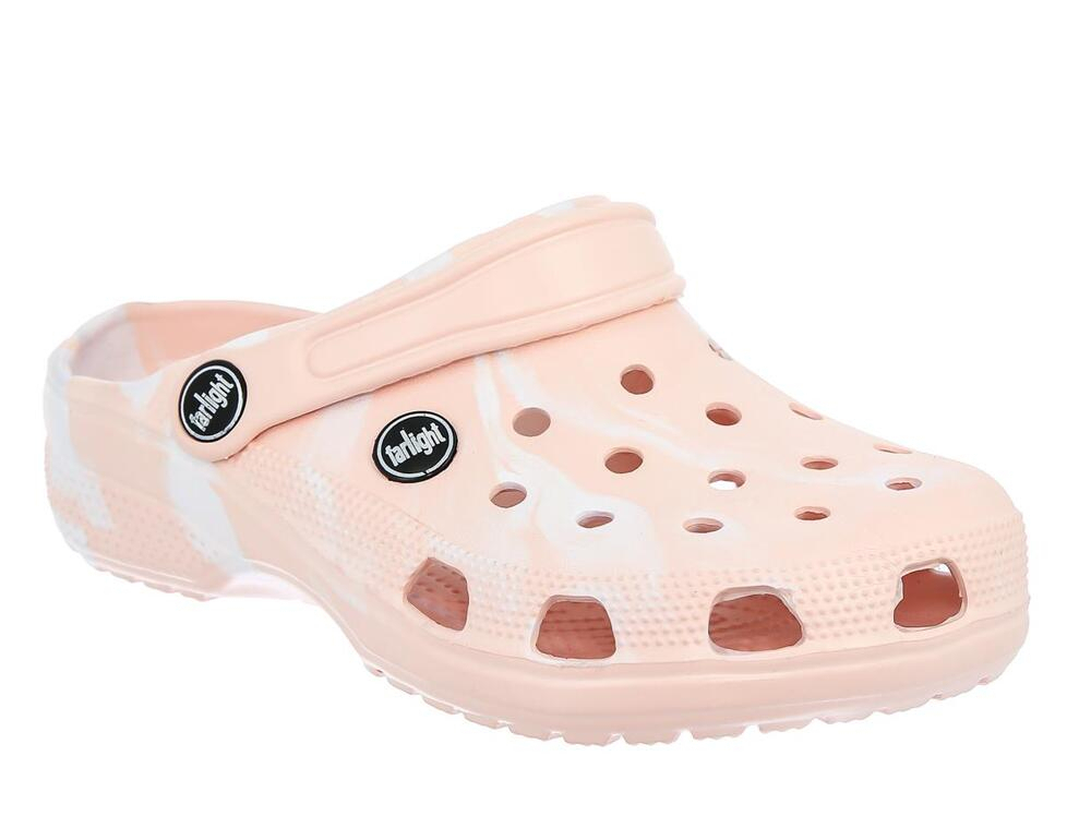 HDF_2410-23_pink 30-1,31-1,32-1,33-1,34-1,35-1 Kenka Туфли Пляж Кроксы ЭВА, Без подклада, ЭВА Лето жен