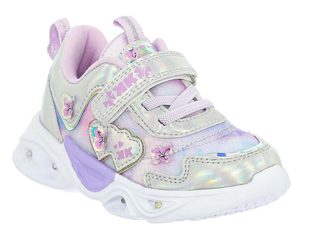 IIE_2-1630_silver 23-2,24-2,25-2,26-2,27-2 Kenka П/ботинки Актив.отдых Кроссовки Иск.мат, Текстиль, ЭВА В/О жен