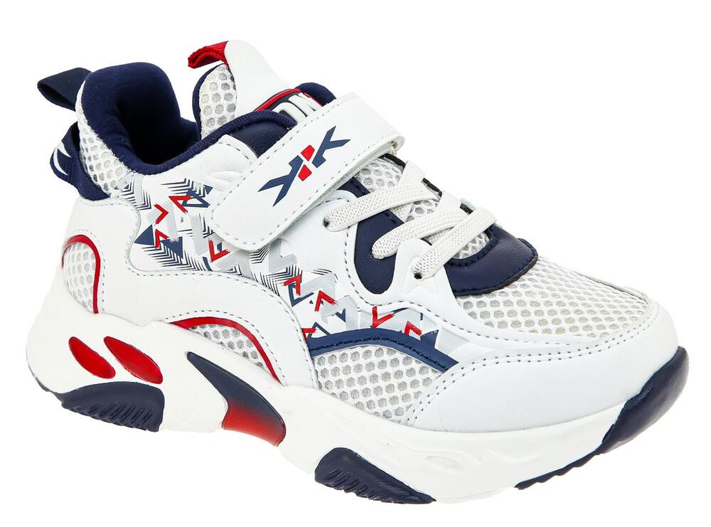 ILX_3003-1_white 26-1,27-1,28-1,29-1,30-1,31-1 Kenka П/ботинки Актив.отдых Кроссовки Иск.мат, Текстиль, ЭВА В/О Муж