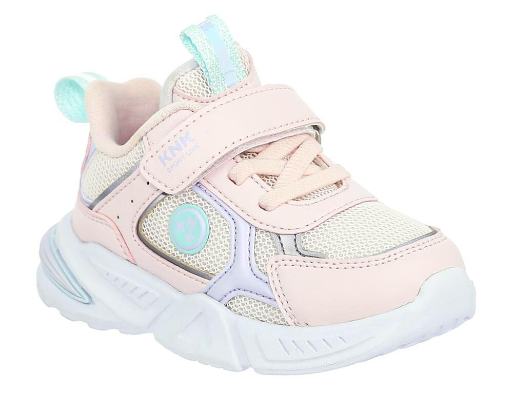 MHN_2405_pink 23-2,24-2,25-2,26-2,27-2 Kenka П/ботинки Актив.отдых Кроссовки Иск.мат, Текстиль, ЭВА В/О жен