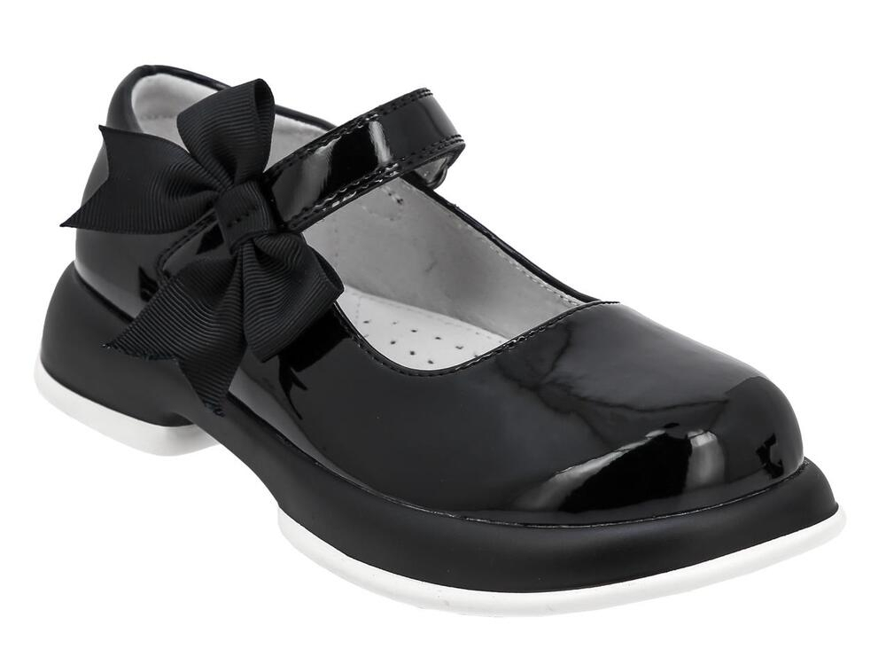 MRX_2743-4_black_L 29-1,30-2,31-3,32-2,33-2,34-2 Kenka Туфли Школа Mary Jane Иск.мат, Кожподклад, ПУ Лето жен