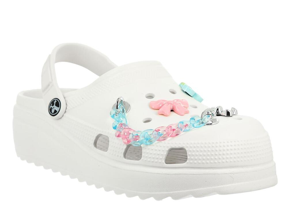 ONM_3-361_white 36-2,37-2,38-2,39-2,40-2 Kenka Туфли Пляж Кроксы ЭВА, Без подклада, ЭВА Лето жен