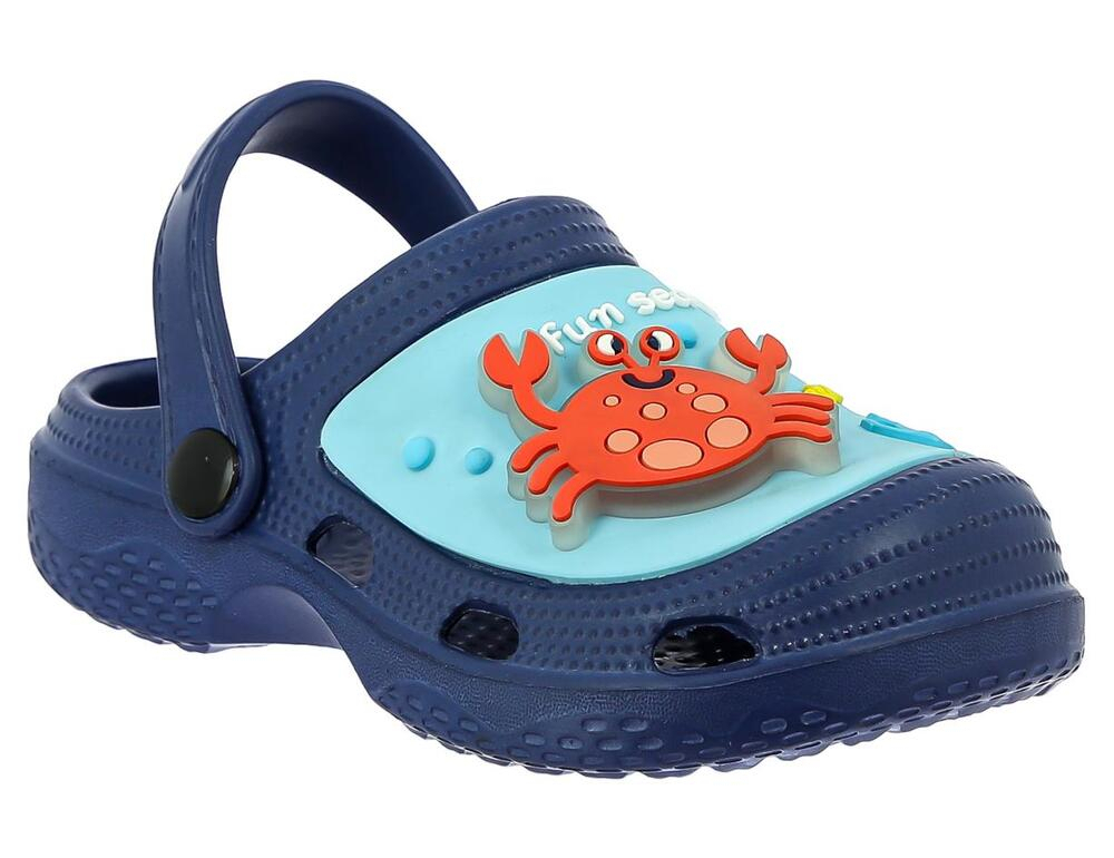 PFD_404-28_navy 22-1,23-1,24-1,25-1,26-1,27-1 Kenka Туфли Пляж Кроксы ЭВА, Без подклада, ЭВА Лето Муж