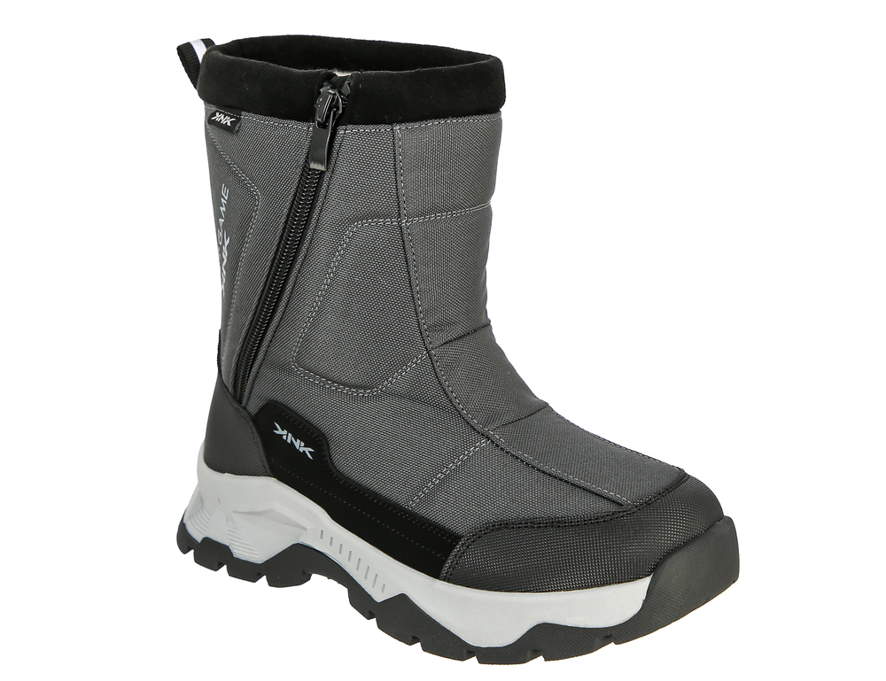 LIB_325-33_grey 34-1,35-1,36-1,37-1,38-1,39-1 Kedberry П/сапоги Повсед Дутики Иск.мат, Нат.шерсть, ТЭП Зима Муж