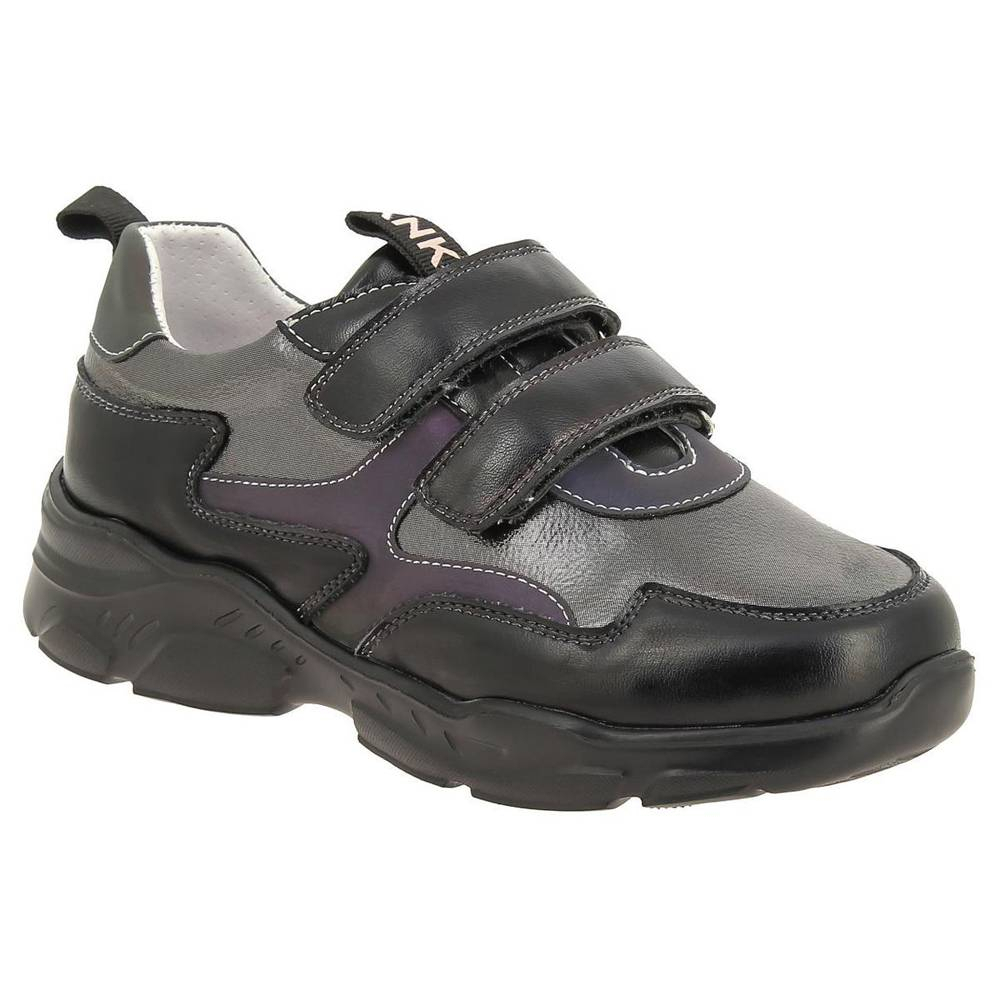 LRF_2086-22_black 32-1,33-1,34-1,35-1,36-1,37-1 Kenka П/ботинки Повсед Кроссовки Иск.мат, Кожподклад, ЭВА В/О жен