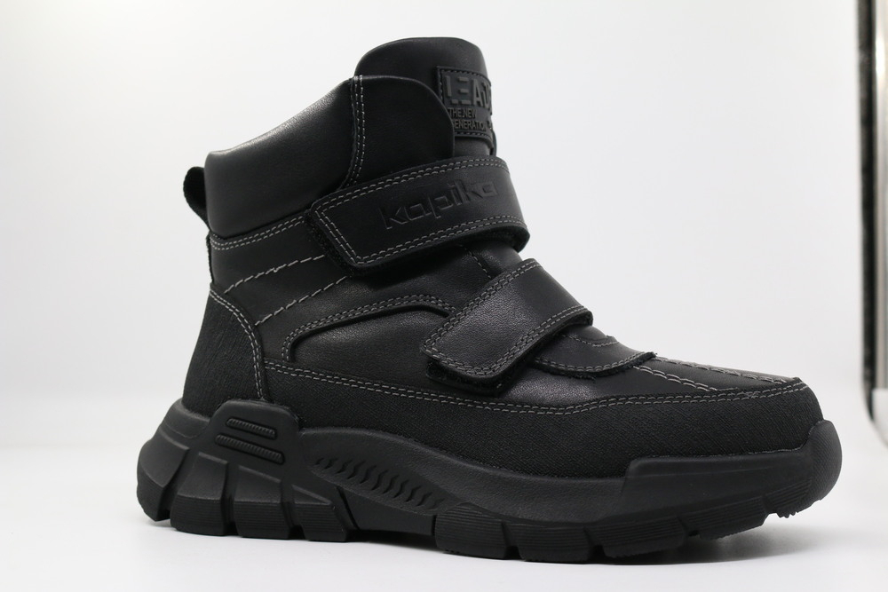 63317ш-1 Чёр 33-1,34-1,35-1,36-1,37-1,38-1 Kapika Ботинки Повсед Оксфорд Нат.кожа, Нат.шерсть, Резина Зима Муж