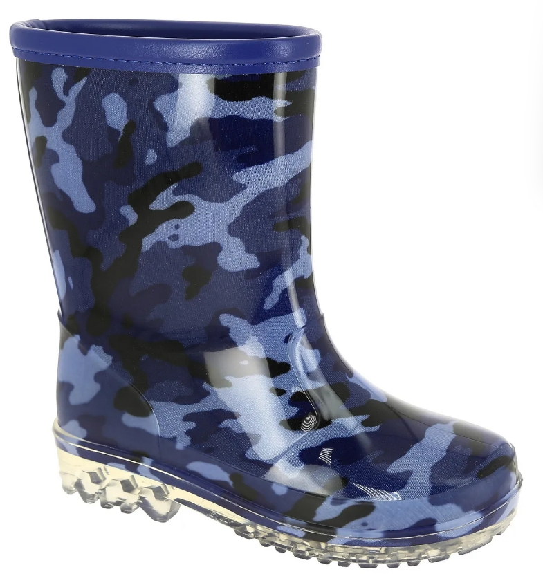 MPF_107-1_navy 25-1,26-1,27-1,28-1,29-1,30-1 Kenka Сапоги Повсед Веллингтон ПВХ, Текстиль, ПВХ В/О Муж