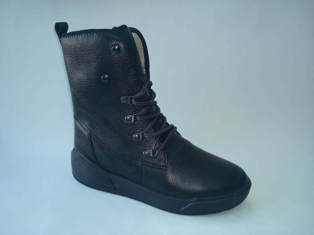 09Б-Ж-К3 (679102-022471)(05) Черный(05) 37-1,38-2,39-2,40-2,41-1,42-1 Almi П/сапоги Повсед Дерби Нат.кожа, Иск.шерсть, ПУ+Резина Зима жен