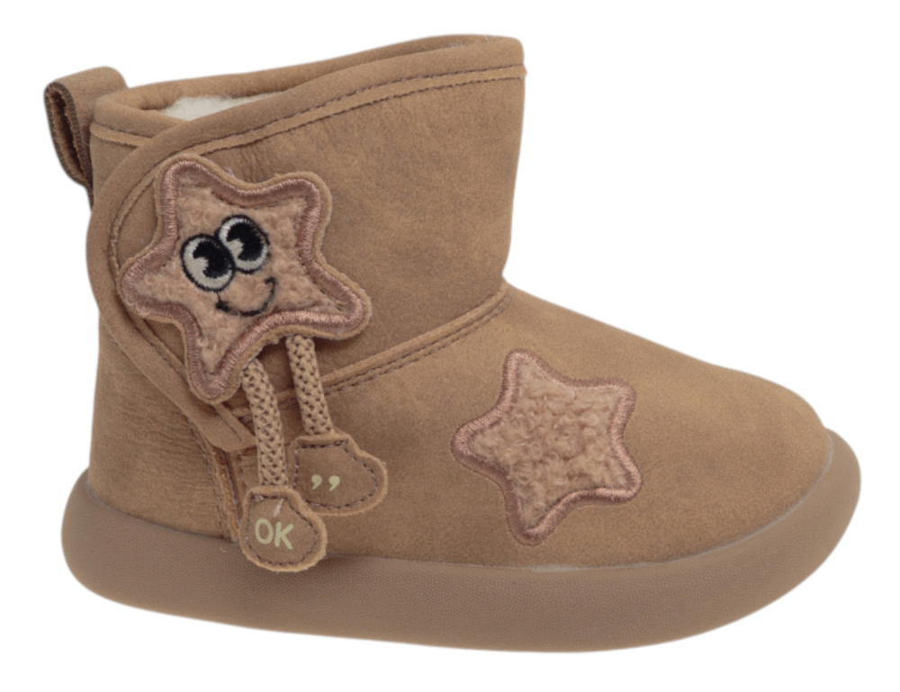 R833098282AP Беж 22-1,23-1,24-2,25-2,26-2 Сказка П/сапоги Повсед Угги Иск.мат, Нат.шерсть Зима жен