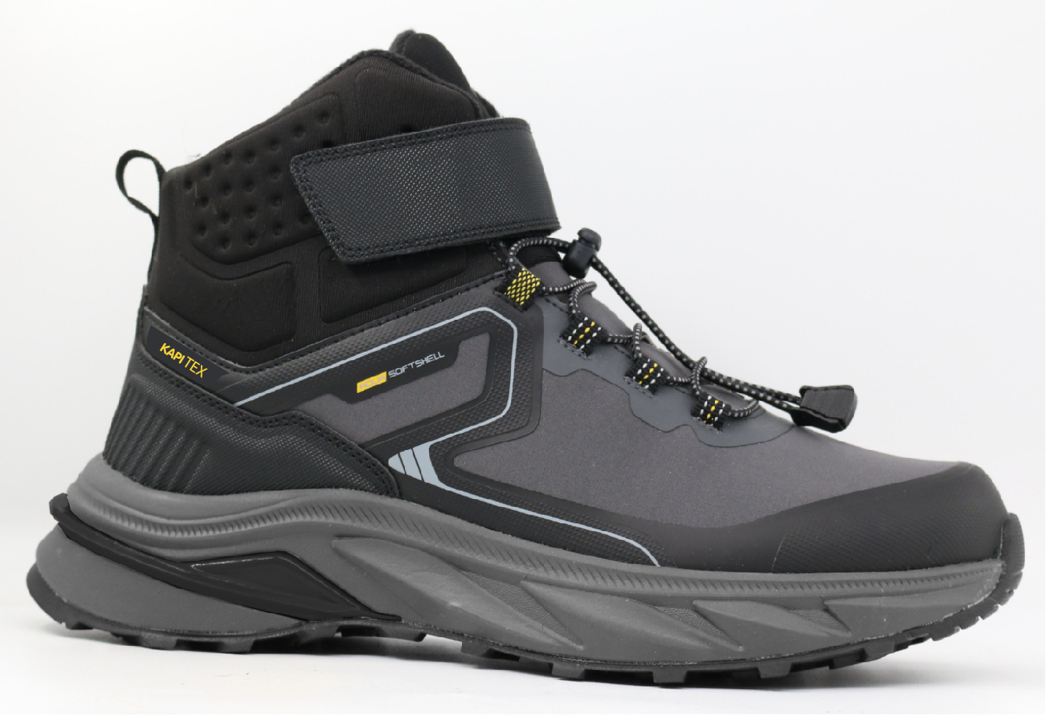 44313с-2 Сер 39-1,40-1,41-1,42-1,43-1 Kapika Ботинки Повсед Оксфорд Softshell, Мемб/нат.шерсть, ЭВА/резина/ТПУ Зима Муж