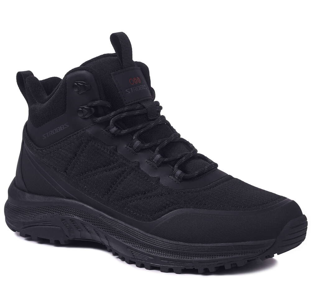 C9431-3 Чёр 41-1,42-2,43-2,44-2,45-1 Strobbs Ботинки Повсед Оксфорд Иск.мат, Thinsulate, ЭВА,Резина Зима Муж