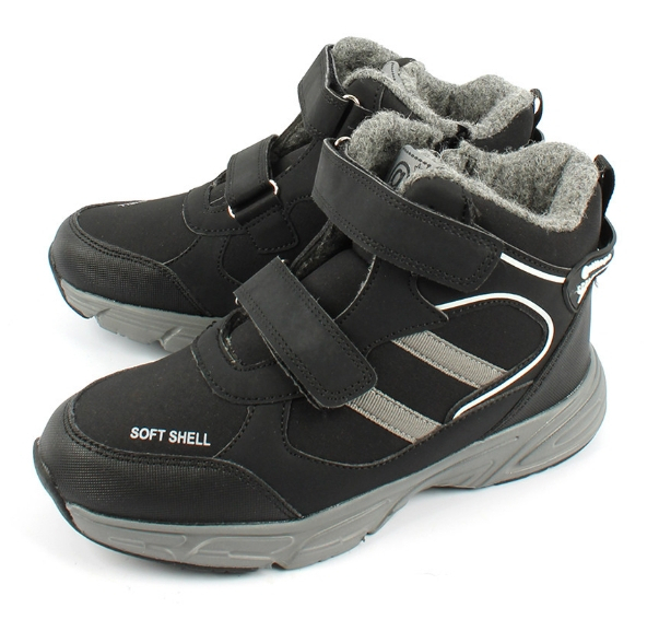 AL 12156 Чёр 32-1,33-1,34-1,35-1,36-1,37-1 Antilopa Ботинки Повсед Оксфорд Softshell, Байка/Флис В/О Муж