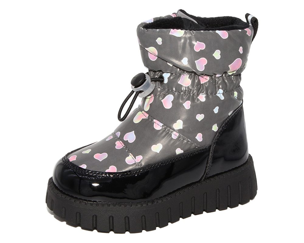 G22194 Сер 23-1,24-1,25-1,26-1,27-1,28-1 Капитошка П/сапоги Повсед Дутики Иск.мат, Нат.шерсть, ТПР Зима жен