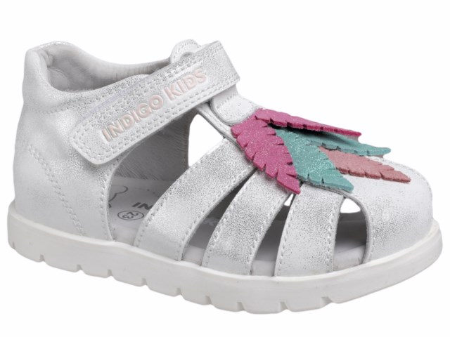 11-240B 24-2,25-2,26-3,27-3,28-2 Indigo kids П/ботинки Повсед Сандалеты Нат.кожа, Кожподклад, ТЭП Лето жен